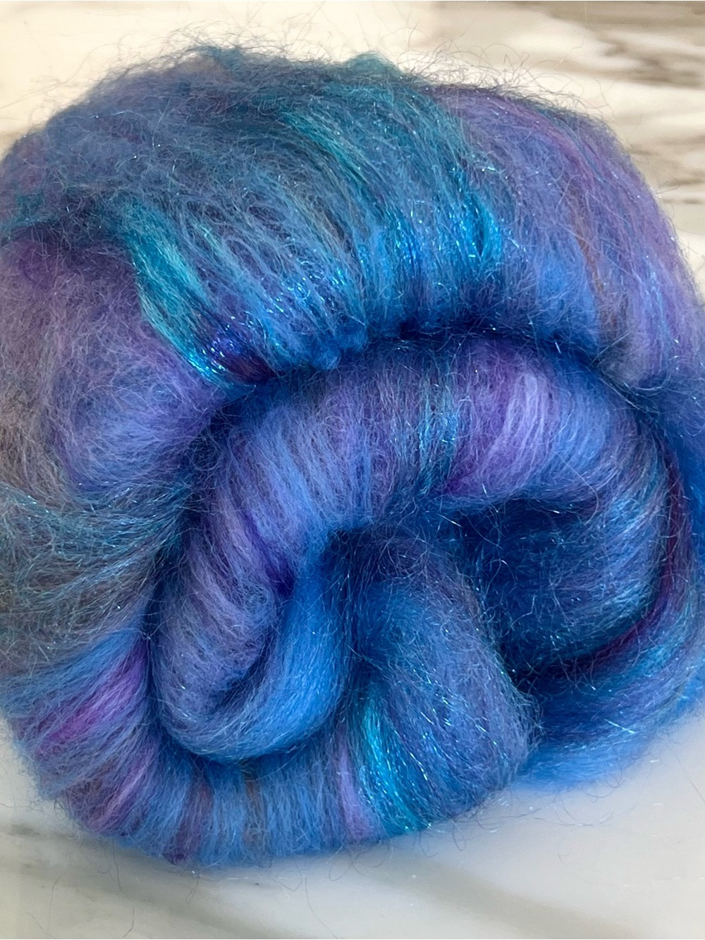 Sweet Dreams Art Batt for Spinning and Felting